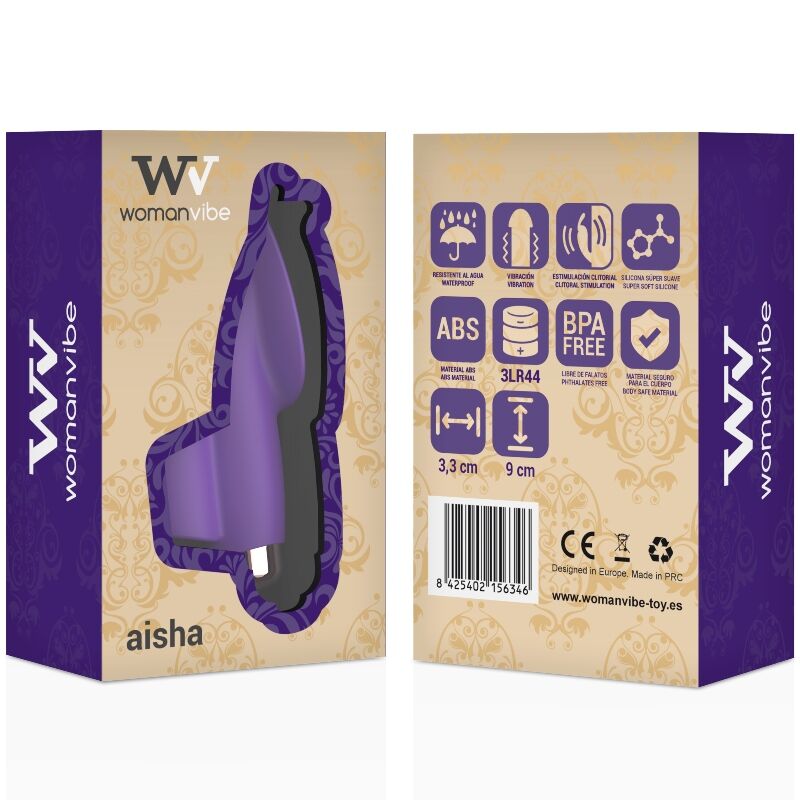 WOMANVIBE - STIMULATEUR FINGER IN SILICONE AISHA FEMME