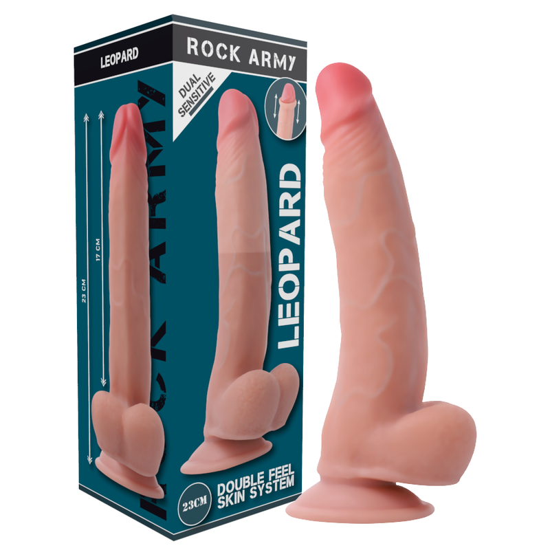 ROCKARMY - HARNESS + DOUBLE DENSITY LEOPARD 23 CM -O- 4.77 CM