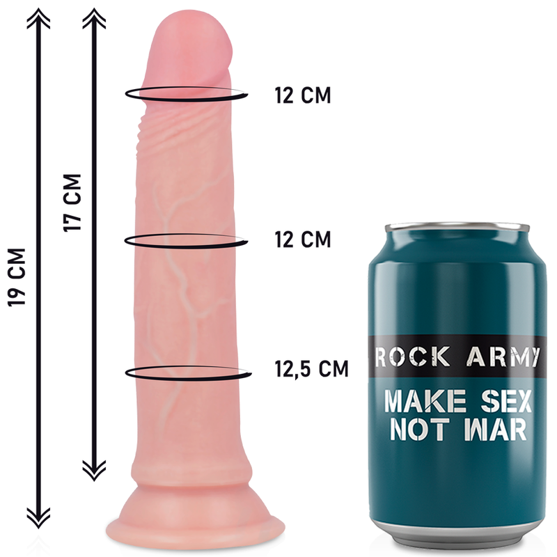 ROCKARMY - HARNAIS + GODE IN SILICONE LIQUIDE PREMIUM AVENGER 19 CM -O- 3.98 CM