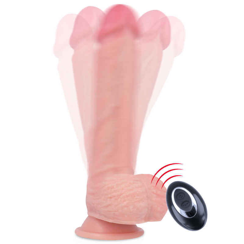 ROCKARMY - ARNÉS + VIBRADOR DE SILICONA LÍQUIDA PREMIUM CONTROL REMOTO APACHE 20,5 CM -O- 4,62 CM