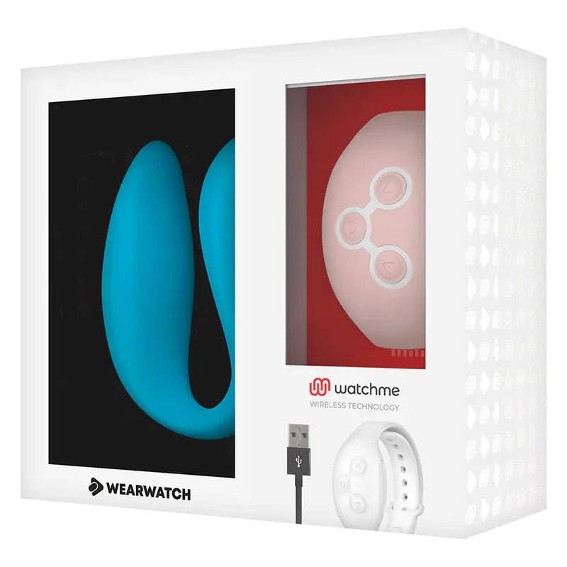Wearwatch – Watchme Vibrateur Double Technologie Indigo / Rose