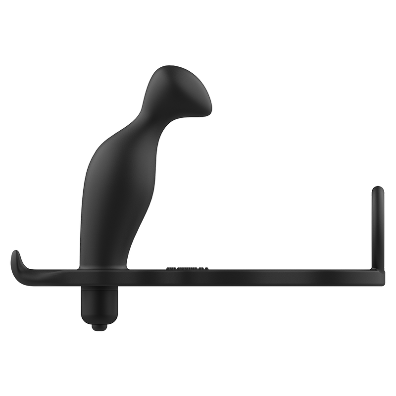 ADDICTED TOYS - AVEC ANNEAU ANAL PLUG IN SILICONE BLACK 12 CM