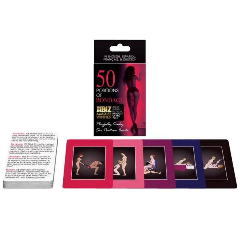 KHEPER GAMES - 50 POSITIONS OF BONDAGE CARTES