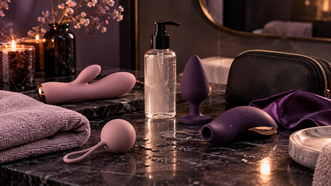 Nettoyage et entretien des sextoys : accessoires intimes, savon doux et rangement