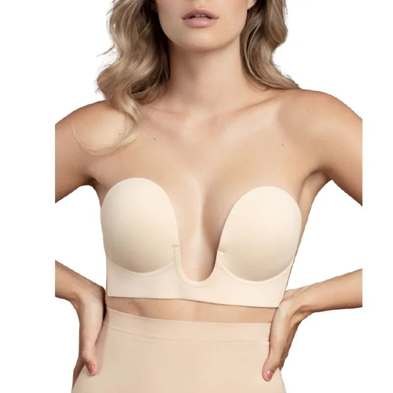 Bye Bra – Soutien Gorge sans Poignées Beige Bonnet E