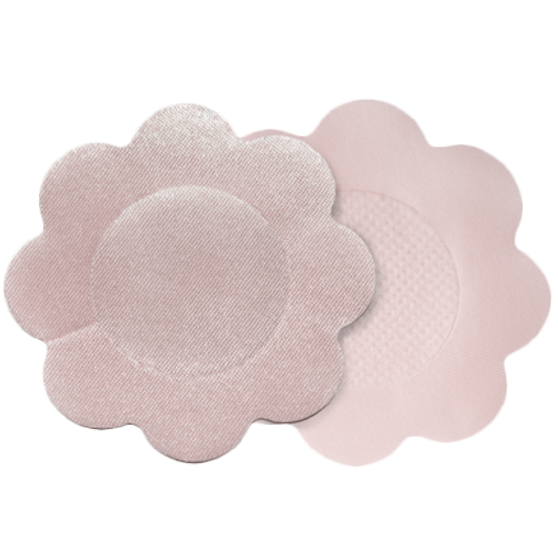 BYE-BRA - FLOWER NIPPLE COVERS PACK OF 3 UNITS SIZE XL