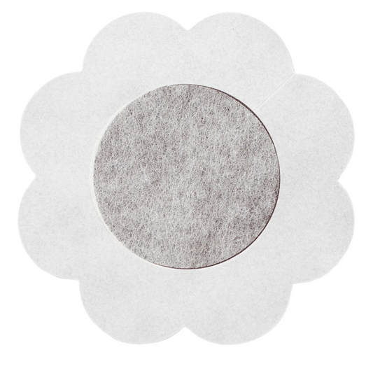 BYE-BRA - FLOWER NIPPLE COVERS PACK OF 3 UNITS SIZE XL