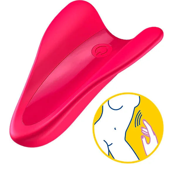 Satisfyer – Vibrateur Doigts High Fly Fuchsia