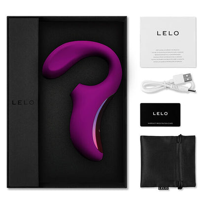 Enigma double aspiration stimulation masseur rose profonde – Lelo