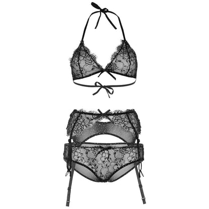 LEG AVENUE - BRILLANTE CONJUNTO DE TRES PIEZAS M