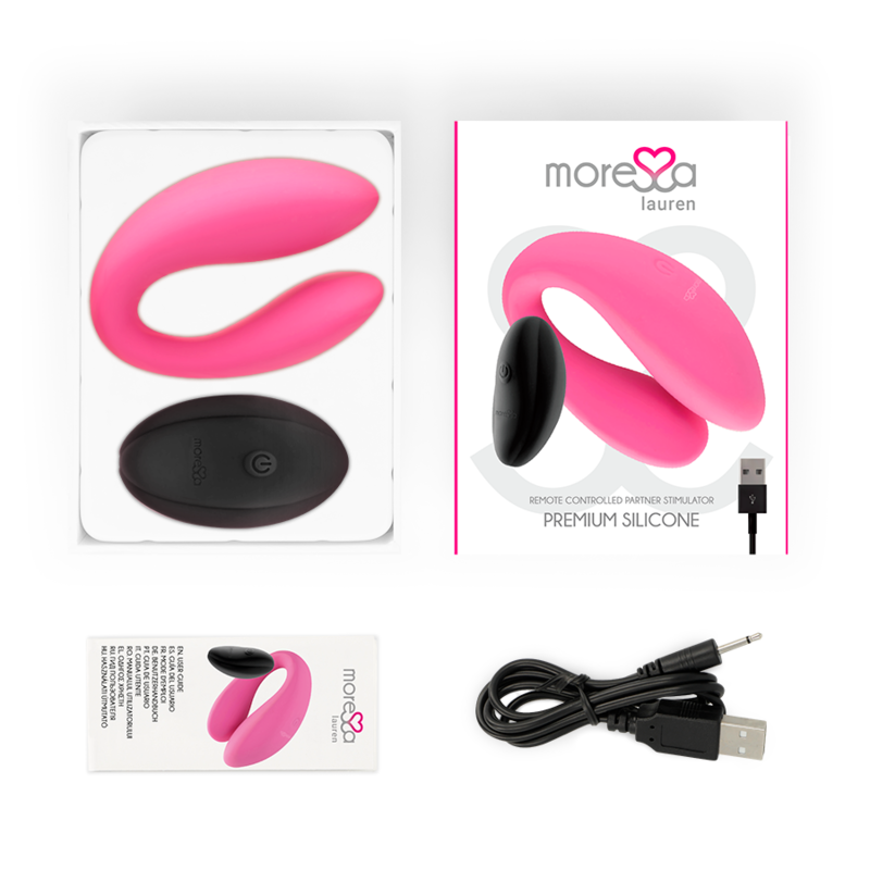 MORESSA - STIMULATEUR TÉLÉLÉCOMMANDE LAUREN POUR COUPLES