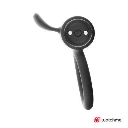 Cockring à télécommande cameron watchme – Black & Silver