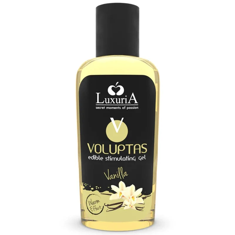 Intimateline Luxuria – Voluptas Gel de Massage Comestible Effet Chauffant – Vanille 100 ml