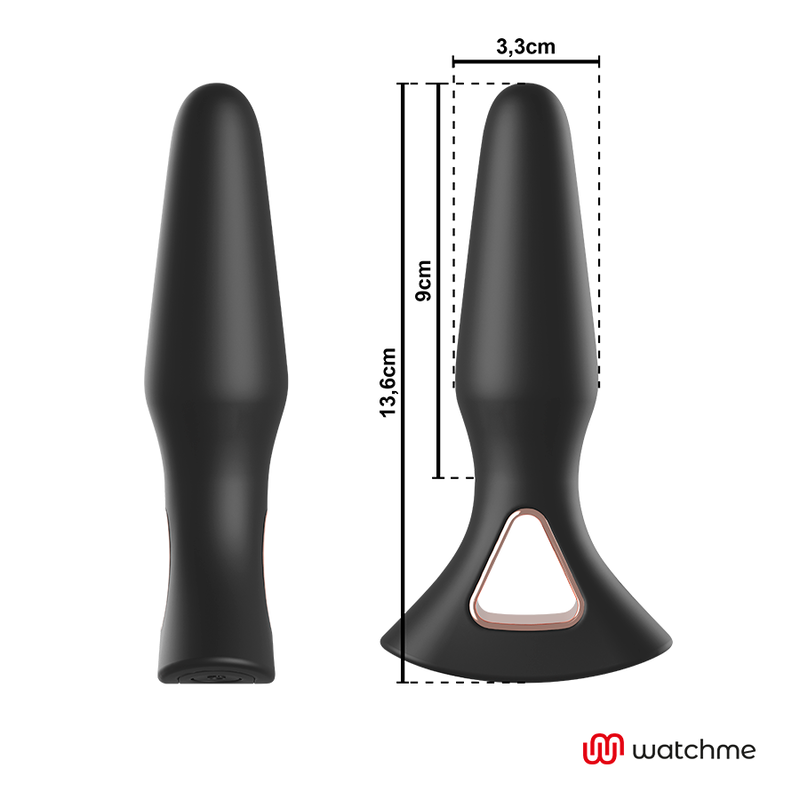 ANBIGUO - WATCHME VIBRADOR DE CONTROL REMOTO PLUG ANAL ALEXANDRU