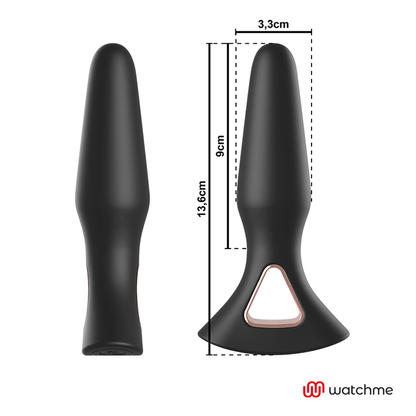 ANBIGUO - WATCHME VIBRADOR DE CONTROL REMOTO PLUG ANAL ALEXANDRU