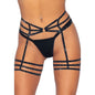 LEG AVENUE - RHINESTONE GARTER BELT ONE SIZE