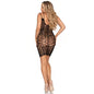 LEG AVENUE - VESTIDO DE GANCHILLO CON MARGARITAS TALLA ÚNICA