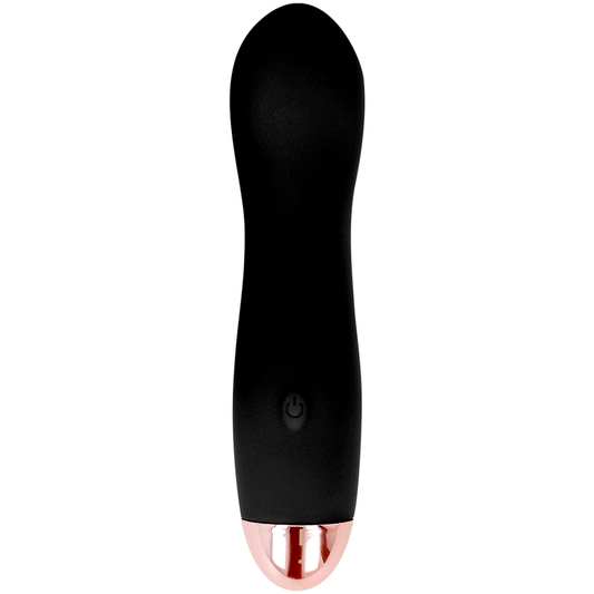 DOLCE VITA - ONE BLACK 7-SPEED RECHARGEABLE VIBRATOR