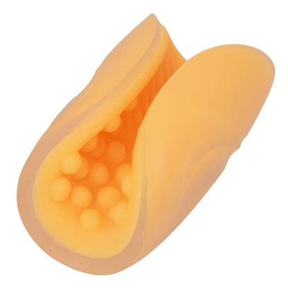 CALEXOTICS - MASTURBADOR CON AGARRE DE CUENTAS NARANJA