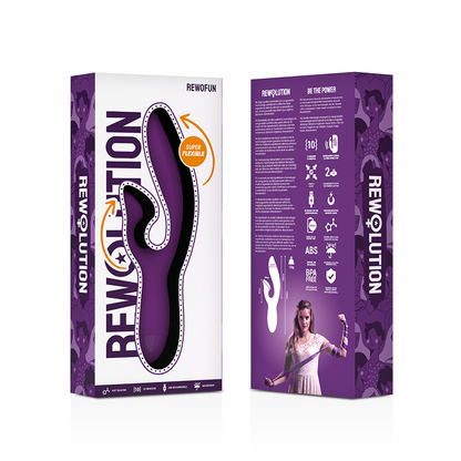 REWOLUTION - VIBRADOR DE CONEJO FLEXIBLE REWOFUN