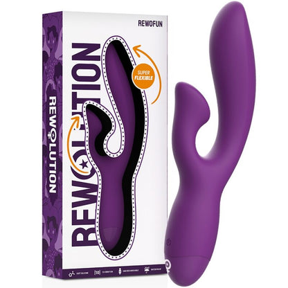 REWOLUTION - VIBRADOR DE CONEJO FLEXIBLE REWOFUN