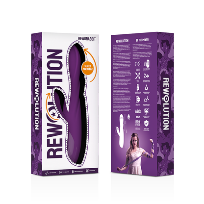 REWOLUTION - VIBRADOR DE CONEJO FLEXIBLE REWORABBIT