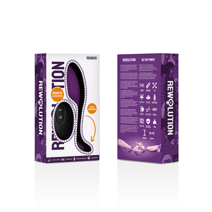 REWOLUTION - HUEVO VIBRADOR CON CONTROL REMOTO REWOVO