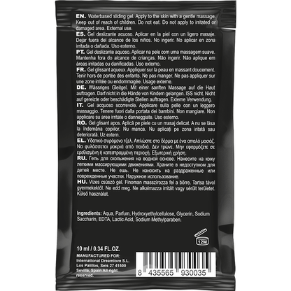 COQUETTE COSMETICS - LUBRICANTE BESABLE A BASE DE AGUA FRESA DE BOLSILLO 10 ML