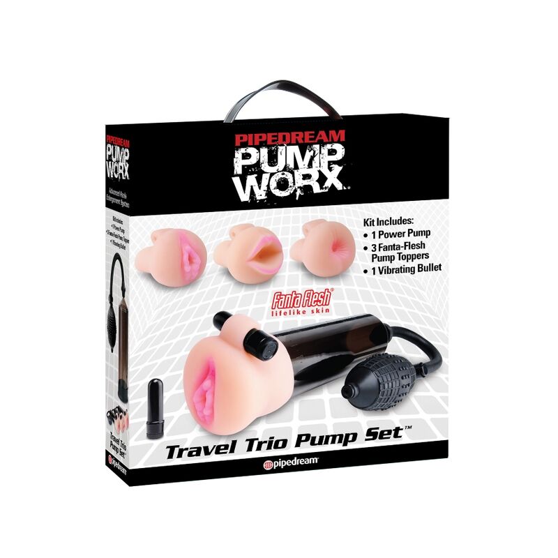 PUMP WORX - BOMBA DE ONDAS ESTIMULANTE CON MASTURBADOR