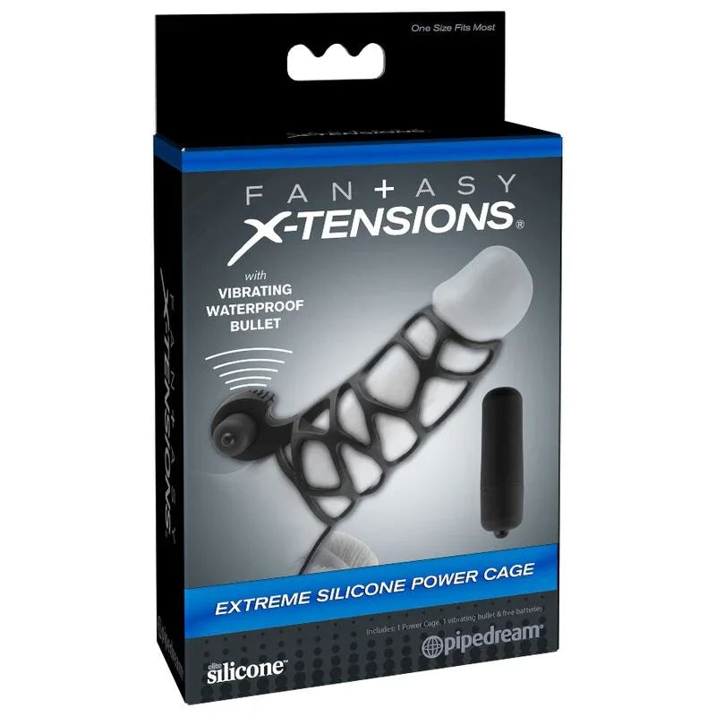 Fantasy X Tensions Cage de Puissance en Silicone Extrême