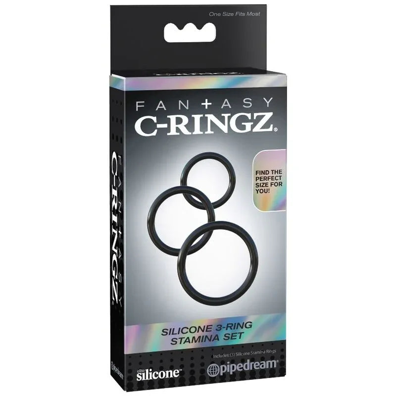 Fantasy C Ringz – Silicone 3 Anneaux Stamina Set
