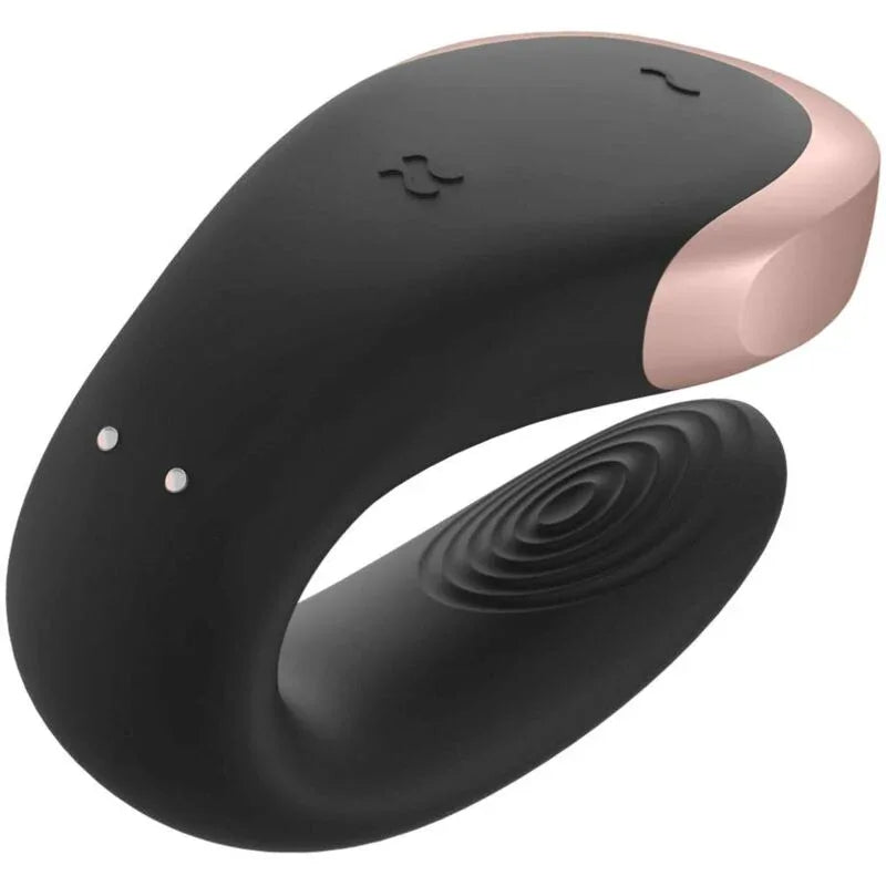 Satisfyer – Vibrateur Double Love Luxury Partner Noir
