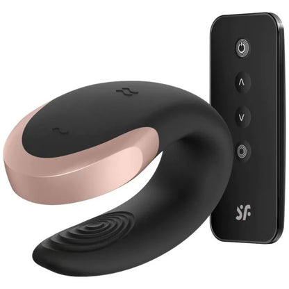 Satisfyer – Vibrateur Double Love Luxury Partner Noir