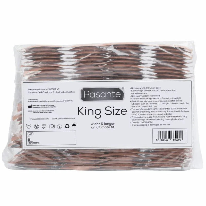 Pasante – Préservatifs King Size Sac 144 Unités