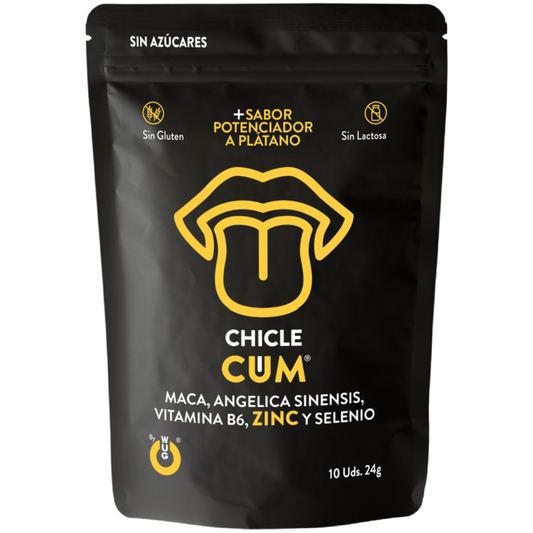 WUG SEX SENSE - CUM AUGMENTATION DE L'ÉJACULATION GOMME ET SPERME SAVEUR BANANE 10 UNITS