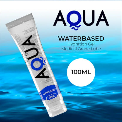 Aqua Quality – Lubrifiant à Base D''Eau 100 ml – Sensations Intenses & Excitation Maximale