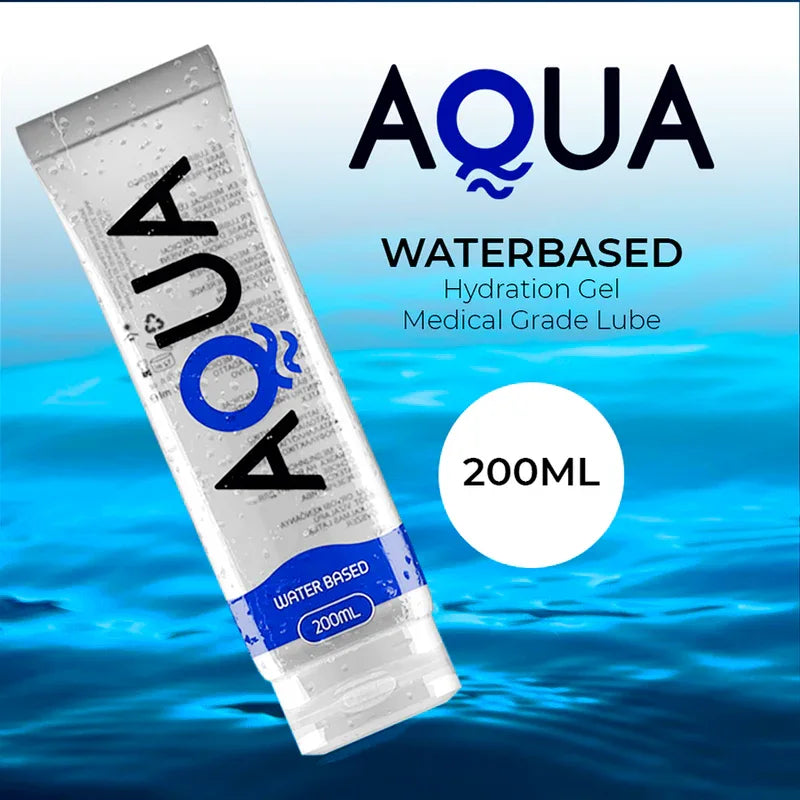 Aqua Quality – Lubrifiant à Base D''Eau 200 ml – Sensations Intenses & Excitation Maximale