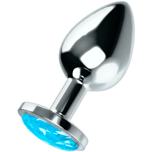 Ohmama Plug Anal avec Cristal Bleu L