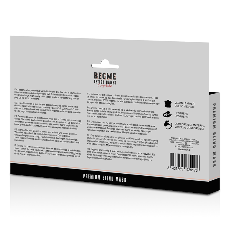 BEGME - BLACK EDITION PREMIUM BLIND MASK