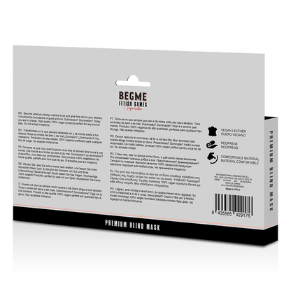 BEGME - BLACK EDITION PREMIUM BLIND MASK