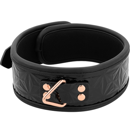BEGME - COLLAR DE CUERO VEGANO PREMIUM EDICIÓN NEGRA