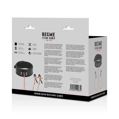BEGME - BLACK EDITION BEGME BLACK EDITION NECKLACE WITH METON CLAMPS