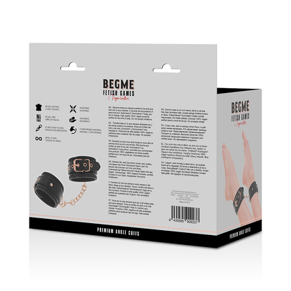 BEGME - PUÑOS DE TOBILLO PREMIUM EDICIÓN NEGRA