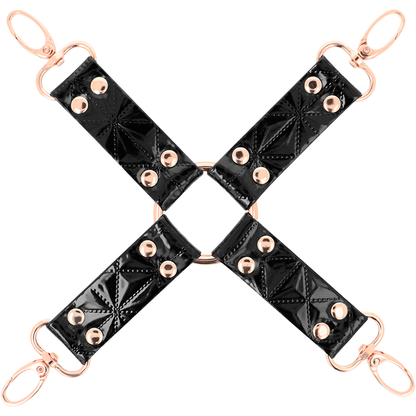 BEGME - CORBATA DE CUERO VEGANO EDICIÓN NEGRA
