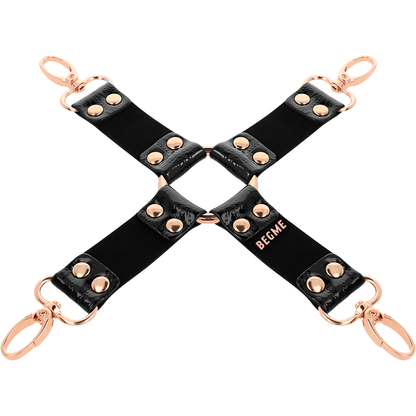 BEGME - CORBATA DE CUERO VEGANO EDICIÓN NEGRA
