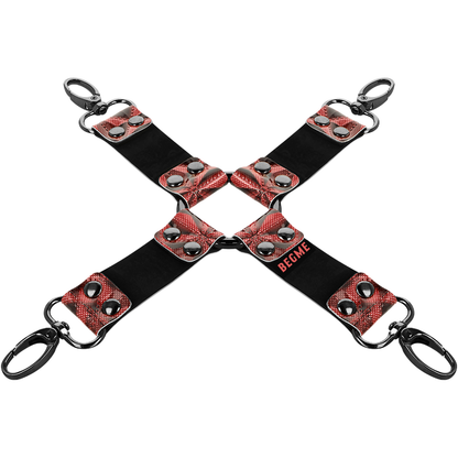 BEGME - CORBATA DE CERDO DE CUERO VEGANO PREMIUM EDICIÓN ROJA