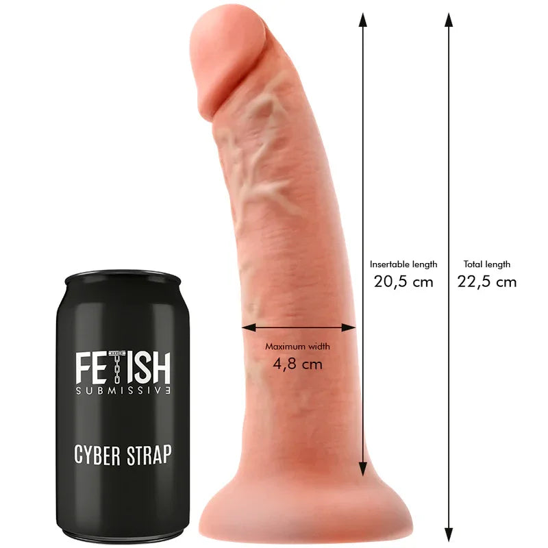Fetish Submissive Cyber Strap – Harnais avec Télécommande Dildo Watchme l Technologie