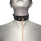 COQUETTE CHIC DESIRE - COLLAR DE ELEGANCIA EN CUERO VEGANO CON PULSERA Y FORRO DE NEOPRENO