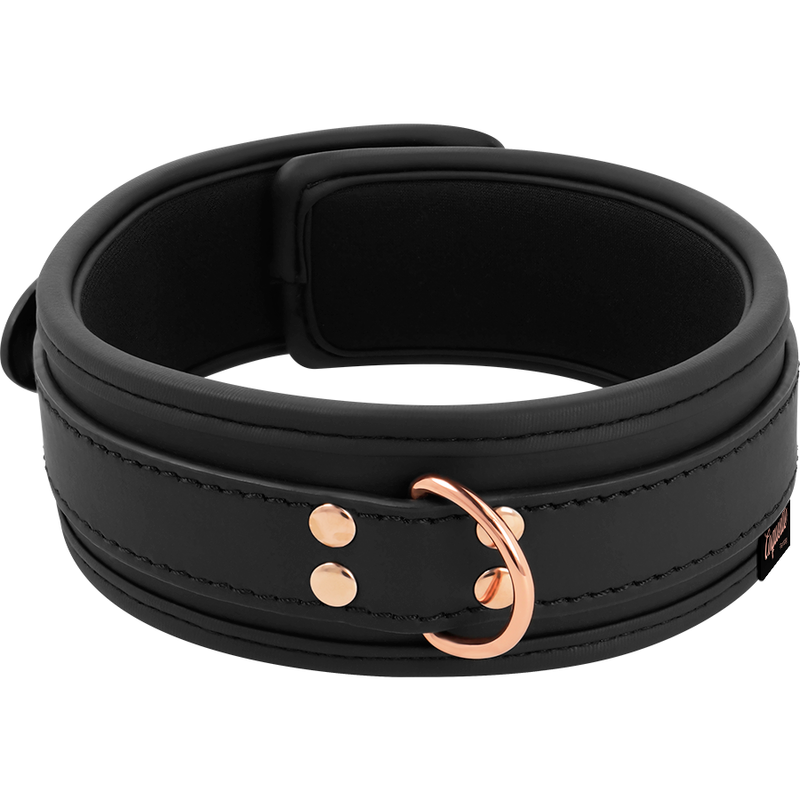 COQUETTE CHIC DESIRE - COLLAR DE ELEGANCIA EN CUERO VEGANO CON PULSERA Y FORRO DE NEOPRENO