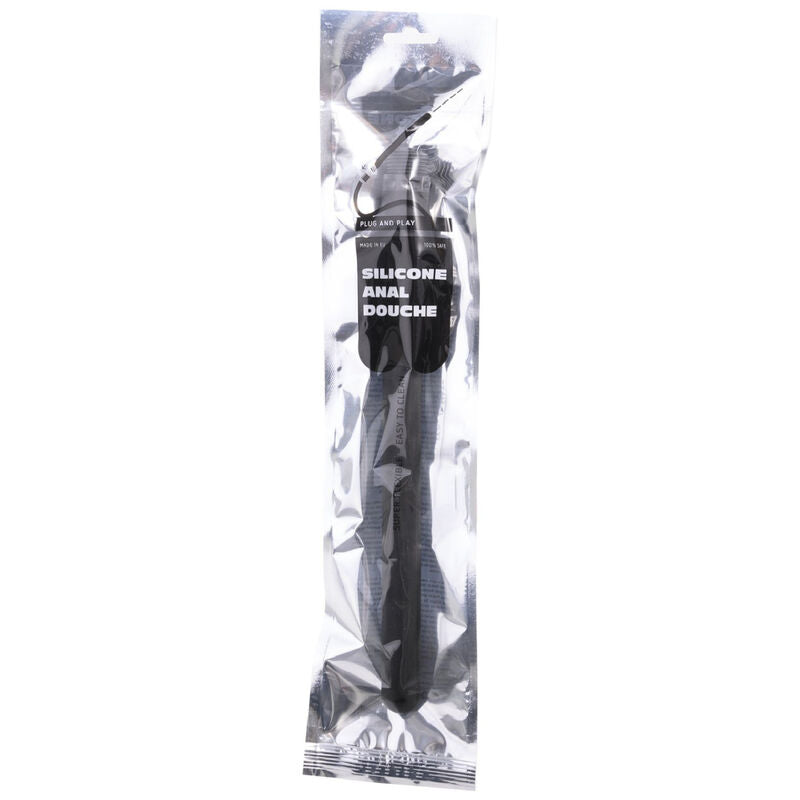 TODO NEGRO - TAPÓN DE SILICONA PARA DUCHA ANAL 27 CM